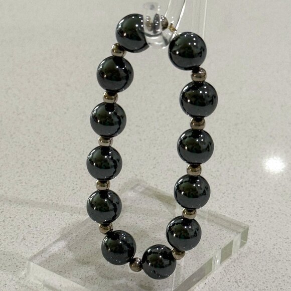 Unisex Hematite Bracelet - Picture 1 of 6